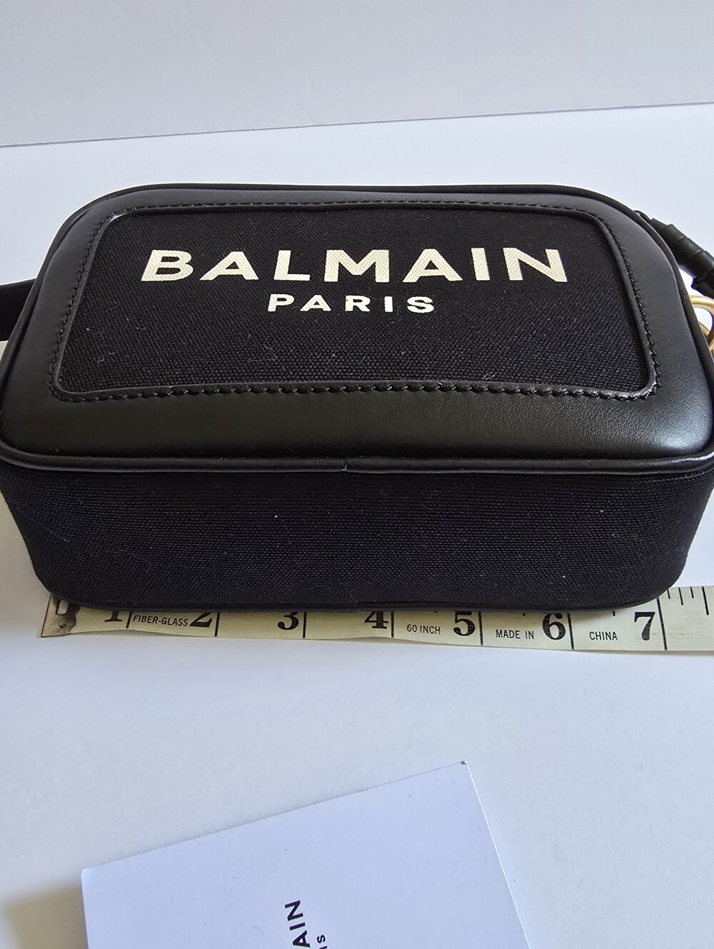 Balmain B-Army Small Camera Bag Black - Picture 9 of 11
